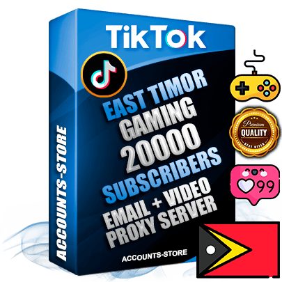 Professional Timorese PREMIUM TikTok accounts of manual registration and farming for the GAMING niche with high trust history profile photos and videos — fully themed and optimized for GAMING advertising and promotion — 20000 niche-related live active subscribers 2018–2022 registration years Verified Email (included) + Cookie JSON for secure import and login to the account + User Agent + high-quality content filling (profile photo banner and videos). Fully ready for targeted campaigns and ad launches from any country. Perfectly holds ads without bans. Ideal for any earning schemes affiliate promotions and marketing projects. Quality unlimited IPv4 proxy server included. Professional Timorese PREMIUM TikTok accounts of manual registration and farming for the GAMING niche with high trust history profile photos and videos — fully themed and optimized for GAMING advertising and promotion — 20000 niche-related live active subscribers 2018–2022 registration years Verified Email (included) + Cookie JSON for secure import and login to the account + User Agent + high-quality content filling (profile photo banner and videos). Fully ready for targeted campaigns and ad launches from any country. Perfectly holds ads without bans. Ideal for any earning schemes affiliate promotions and marketing projects. Quality unlimited IPv4 proxy server included.
