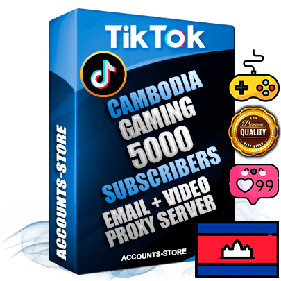 Professional Cambodian PREMIUM TikTok accounts of manual registration and farming for the GAMING niche with high trust history profile photos and videos — fully themed and optimized for GAMING advertising and promotion — 5000 niche-related live active subscribers 2018–2022 registration years Verified Email (included) + Cookie JSON for secure import and login to the account + User Agent + high-quality content filling (profile photo banner and videos). Fully ready for targeted campaigns and ad launches from any country. Perfectly holds ads without bans. Ideal for any earning schemes affiliate promotions and marketing projects. Quality unlimited IPv4 proxy server included. Professional Cambodian PREMIUM TikTok accounts of manual registration and farming for the GAMING niche with high trust history profile photos and videos — fully themed and optimized for GAMING advertising and promotion — 5000 niche-related live active subscribers 2018–2022 registration years Verified Email (included) + Cookie JSON for secure import and login to the account + User Agent + high-quality content filling (profile photo banner and videos). Fully ready for targeted campaigns and ad launches from any country. Perfectly holds ads without bans. Ideal for any earning schemes affiliate promotions and marketing projects. Quality unlimited IPv4 proxy server included.