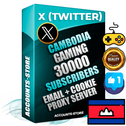Professional Cambodian PREMIUM X (Twitter) accounts of manual registration and farming for the GAMING niche with high trust history photos and tweets — fully themed and optimized for GAMING advertising and promotion — 30000 niche-related live active followers 2009–2014 registration year Verified Email (Included) + Cookie JSON for secure import and login to the account + User Agent + High-quality filling (Photo Header Posts). Fully ready for targeted campaigns and ad launches from any country. Perfectly hold ads without bans. Ideal for any earning schemes affiliate promotions and marketing projects. Quality unlimited IPv4 proxy server included. Professional Cambodian PREMIUM X (Twitter) accounts of manual registration and farming for the GAMING niche with high trust history photos and tweets — fully themed and optimized for GAMING advertising and promotion — 30000 niche-related live active followers 2009–2014 registration year Verified Email (Included) + Cookie JSON for secure import and login to the account + User Agent + High-quality filling (Photo Header Posts). Fully ready for targeted campaigns and ad launches from any country. Perfectly hold ads without bans. Ideal for any earning schemes affiliate promotions and marketing projects. Quality unlimited IPv4 proxy server included.