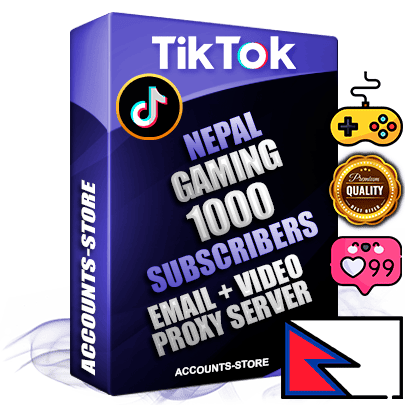 Professional Nepalese PREMIUM TikTok accounts of manual registration and farming for the GAMING niche with high trust history profile photos and videos — fully themed and optimized for GAMING advertising and promotion — 1000 niche-related live active subscribers 2018–2022 registration years Verified Email (included) + Cookie JSON for secure import and login to the account + User Agent + high-quality content filling (profile photo banner and videos). Fully ready for targeted campaigns and ad launches from any country. Perfectly holds ads without bans. Ideal for any earning schemes affiliate promotions and marketing projects. Quality unlimited IPv4 proxy server included.