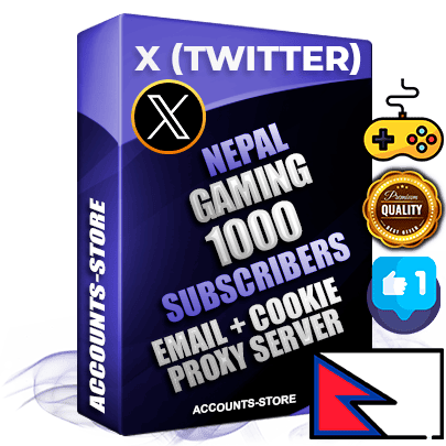 Professional Nepalese PREMIUM X (Twitter) accounts of manual registration and farming for the GAMING niche with high trust history photos and tweets — fully themed and optimized for GAMING advertising and promotion — 1000 niche-related live active followers 2009–2014 registration year Verified Email (Included) + Cookie JSON for secure import and login to the account + User Agent + High-quality filling (Photo Header Posts). Fully ready for targeted campaigns and ad launches from any country. Perfectly hold ads without bans. Ideal for any earning schemes affiliate promotions and marketing projects. Quality unlimited IPv4 proxy server included. Professional Nepalese PREMIUM X (Twitter) accounts of manual registration and farming for the GAMING niche with high trust history photos and tweets — fully themed and optimized for GAMING advertising and promotion — 1000 niche-related live active followers 2009–2014 registration year Verified Email (Included) + Cookie JSON for secure import and login to the account + User Agent + High-quality filling (Photo Header Posts). Fully ready for targeted campaigns and ad launches from any country. Perfectly hold ads without bans. Ideal for any earning schemes affiliate promotions and marketing projects. Quality unlimited IPv4 proxy server included.