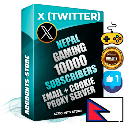 Professional Nepalese PREMIUM X (Twitter) accounts of manual registration and farming for the GAMING niche with high trust history photos and tweets — fully themed and optimized for GAMING advertising and promotion — 10000 niche-related live active followers 2009–2014 registration year Verified Email (Included) + Cookie JSON for secure import and login to the account + User Agent + High-quality filling (Photo Header Posts). Fully ready for targeted campaigns and ad launches from any country. Perfectly hold ads without bans. Ideal for any earning schemes affiliate promotions and marketing projects. Quality unlimited IPv4 proxy server included. Professional Nepalese PREMIUM X (Twitter) accounts of manual registration and farming for the GAMING niche with high trust history photos and tweets — fully themed and optimized for GAMING advertising and promotion — 10000 niche-related live active followers 2009–2014 registration year Verified Email (Included) + Cookie JSON for secure import and login to the account + User Agent + High-quality filling (Photo Header Posts). Fully ready for targeted campaigns and ad launches from any country. Perfectly hold ads without bans. Ideal for any earning schemes affiliate promotions and marketing projects. Quality unlimited IPv4 proxy server included.