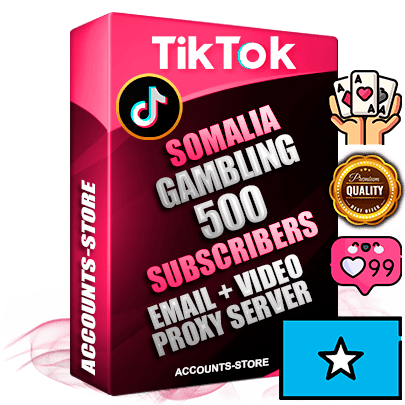 Professional Somali PREMIUM TikTok accounts of manual registration and farming for the GAMBLING niche with high trust history profile photos and videos — fully themed and optimized for GAMBLING advertising and promotion — 500 niche-related live active subscribers 2018–2022 registration years Verified Email (included) + Cookie JSON for secure import and login to the account + User Agent + high-quality content filling (profile photo banner and videos). Fully ready for targeted campaigns and ad launches from any country. Perfectly holds ads without bans. Ideal for any earning schemes affiliate promotions and marketing projects. Quality unlimited IPv4 proxy server included.