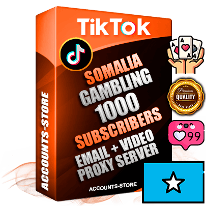 Professional Somali PREMIUM TikTok accounts of manual registration and farming for the GAMBLING niche with high trust history profile photos and videos — fully themed and optimized for GAMBLING advertising and promotion — 1000 niche-related live active subscribers 2018–2022 registration years Verified Email (included) + Cookie JSON for secure import and login to the account + User Agent + high-quality content filling (profile photo banner and videos). Fully ready for targeted campaigns and ad launches from any country. Perfectly holds ads without bans. Ideal for any earning schemes affiliate promotions and marketing projects. Quality unlimited IPv4 proxy server included.