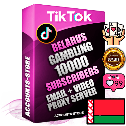 Professional Belarusian PREMIUM TikTok accounts of manual registration and farming for the GAMBLING niche with high trust history profile photos and videos — fully themed and optimized for GAMBLING advertising and promotion — 10000 niche-related live active subscribers 2018–2022 registration years Verified Email (included) + Cookie JSON for secure import and login to the account + User Agent + high-quality content filling (profile photo banner and videos). Fully ready for targeted campaigns and ad launches from any country. Perfectly holds ads without bans. Ideal for any earning schemes affiliate promotions and marketing projects. Quality unlimited IPv4 proxy server included.