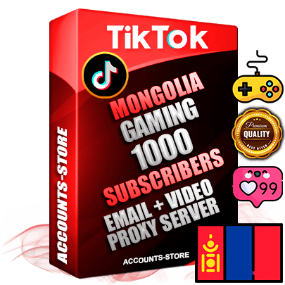 Professional Mongolian PREMIUM TikTok accounts of manual registration and farming for the GAMING niche with high trust history profile photos and videos — fully themed and optimized for GAMING advertising and promotion — 1000 niche-related live active subscribers 2018–2022 registration years Verified Email (included) + Cookie JSON for secure import and login to the account + User Agent + high-quality content filling (profile photo banner and videos). Fully ready for targeted campaigns and ad launches from any country. Perfectly holds ads without bans. Ideal for any earning schemes affiliate promotions and marketing projects. Quality unlimited IPv4 proxy server included. Professional Mongolian PREMIUM TikTok accounts of manual registration and farming for the GAMING niche with high trust history profile photos and videos — fully themed and optimized for GAMING advertising and promotion — 1000 niche-related live active subscribers 2018–2022 registration years Verified Email (included) + Cookie JSON for secure import and login to the account + User Agent + high-quality content filling (profile photo banner and videos). Fully ready for targeted campaigns and ad launches from any country. Perfectly holds ads without bans. Ideal for any earning schemes affiliate promotions and marketing projects. Quality unlimited IPv4 proxy server included.