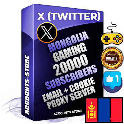 Professional Mongolian PREMIUM X (Twitter) accounts of manual registration and farming for the GAMING niche with high trust history photos and tweets — fully themed and optimized for GAMING advertising and promotion — 20000 niche-related live active followers 2009–2014 registration year Verified Email (Included) + Cookie JSON for secure import and login to the account + User Agent + High-quality filling (Photo Header Posts). Fully ready for targeted campaigns and ad launches from any country. Perfectly hold ads without bans. Ideal for any earning schemes affiliate promotions and marketing projects. Quality unlimited IPv4 proxy server included.