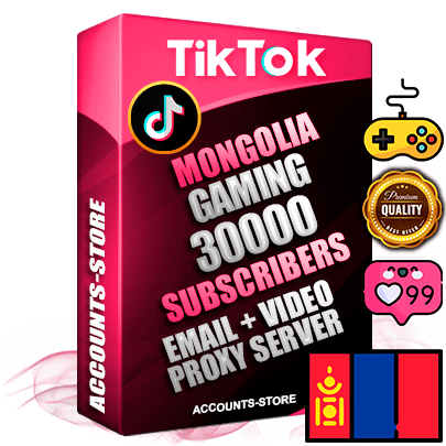 Professional Mongolian PREMIUM TikTok accounts of manual registration and farming for the GAMING niche with high trust history profile photos and videos — fully themed and optimized for GAMING advertising and promotion — 30000 niche-related live active subscribers 2018–2022 registration years Verified Email (included) + Cookie JSON for secure import and login to the account + User Agent + high-quality content filling (profile photo banner and videos). Fully ready for targeted campaigns and ad launches from any country. Perfectly holds ads without bans. Ideal for any earning schemes affiliate promotions and marketing projects. Quality unlimited IPv4 proxy server included. Professional Mongolian PREMIUM TikTok accounts of manual registration and farming for the GAMING niche with high trust history profile photos and videos — fully themed and optimized for GAMING advertising and promotion — 30000 niche-related live active subscribers 2018–2022 registration years Verified Email (included) + Cookie JSON for secure import and login to the account + User Agent + high-quality content filling (profile photo banner and videos). Fully ready for targeted campaigns and ad launches from any country. Perfectly holds ads without bans. Ideal for any earning schemes affiliate promotions and marketing projects. Quality unlimited IPv4 proxy server included.