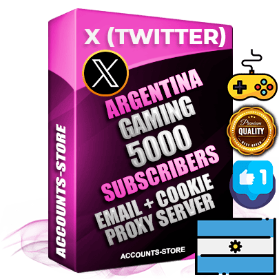 Professional Argentinian PREMIUM X (Twitter) accounts of manual registration and farming for the GAMING niche with high trust history photos and tweets — fully themed and optimized for GAMING advertising and promotion — 5000 niche-related live active followers 2009–2014 registration year Verified Email (Included) + Cookie JSON for secure import and login to the account + User Agent + High-quality filling (Photo Header Posts). Fully ready for targeted campaigns and ad launches from any country. Perfectly hold ads without bans. Ideal for any earning schemes affiliate promotions and marketing projects. Quality unlimited IPv4 proxy server included.