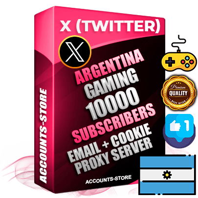 Professional Argentinian PREMIUM X (Twitter) accounts of manual registration and farming for the GAMING niche with high trust history photos and tweets — fully themed and optimized for GAMING advertising and promotion — 10000 niche-related live active followers 2009–2014 registration year Verified Email (Included) + Cookie JSON for secure import and login to the account + User Agent + High-quality filling (Photo Header Posts). Fully ready for targeted campaigns and ad launches from any country. Perfectly hold ads without bans. Ideal for any earning schemes affiliate promotions and marketing projects. Quality unlimited IPv4 proxy server included. Professional Argentinian PREMIUM X (Twitter) accounts of manual registration and farming for the GAMING niche with high trust history photos and tweets — fully themed and optimized for GAMING advertising and promotion — 10000 niche-related live active followers 2009–2014 registration year Verified Email (Included) + Cookie JSON for secure import and login to the account + User Agent + High-quality filling (Photo Header Posts). Fully ready for targeted campaigns and ad launches from any country. Perfectly hold ads without bans. Ideal for any earning schemes affiliate promotions and marketing projects. Quality unlimited IPv4 proxy server included.
