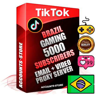 Professional Brazilian PREMIUM TikTok accounts of manual registration and farming for the GAMING niche with high trust history profile photos and videos — fully themed and optimized for GAMING advertising and promotion — 5000 niche-related live active subscribers 2018–2022 registration years Verified Email (included) + Cookie JSON for secure import and login to the account + User Agent + high-quality content filling (profile photo banner and videos). Fully ready for targeted campaigns and ad launches from any country. Perfectly holds ads without bans. Ideal for any earning schemes affiliate promotions and marketing projects. Quality unlimited IPv4 proxy server included. Professional Brazilian PREMIUM TikTok accounts of manual registration and farming for the GAMING niche with high trust history profile photos and videos — fully themed and optimized for GAMING advertising and promotion — 5000 niche-related live active subscribers 2018–2022 registration years Verified Email (included) + Cookie JSON for secure import and login to the account + User Agent + high-quality content filling (profile photo banner and videos). Fully ready for targeted campaigns and ad launches from any country. Perfectly holds ads without bans. Ideal for any earning schemes affiliate promotions and marketing projects. Quality unlimited IPv4 proxy server included.