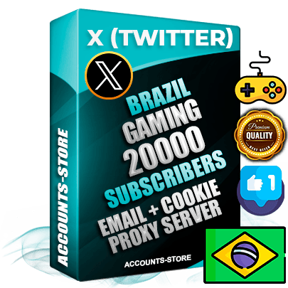 Professional Brazilian PREMIUM X (Twitter) accounts of manual registration and farming for the GAMING niche with high trust history photos and tweets — fully themed and optimized for GAMING advertising and promotion — 20000 niche-related live active followers 2009–2014 registration year Verified Email (Included) + Cookie JSON for secure import and login to the account + User Agent + High-quality filling (Photo Header Posts). Fully ready for targeted campaigns and ad launches from any country. Perfectly hold ads without bans. Ideal for any earning schemes affiliate promotions and marketing projects. Quality unlimited IPv4 proxy server included.