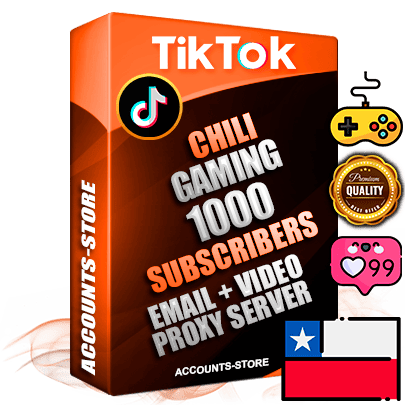 Professional Chilean PREMIUM TikTok accounts of manual registration and farming for the GAMING niche with high trust history profile photos and videos — fully themed and optimized for GAMING advertising and promotion — 1000 niche-related live active subscribers 2018–2022 registration years Verified Email (included) + Cookie JSON for secure import and login to the account + User Agent + high-quality content filling (profile photo banner and videos). Fully ready for targeted campaigns and ad launches from any country. Perfectly holds ads without bans. Ideal for any earning schemes affiliate promotions and marketing projects. Quality unlimited IPv4 proxy server included. Professional Chilean PREMIUM TikTok accounts of manual registration and farming for the GAMING niche with high trust history profile photos and videos — fully themed and optimized for GAMING advertising and promotion — 1000 niche-related live active subscribers 2018–2022 registration years Verified Email (included) + Cookie JSON for secure import and login to the account + User Agent + high-quality content filling (profile photo banner and videos). Fully ready for targeted campaigns and ad launches from any country. Perfectly holds ads without bans. Ideal for any earning schemes affiliate promotions and marketing projects. Quality unlimited IPv4 proxy server included.