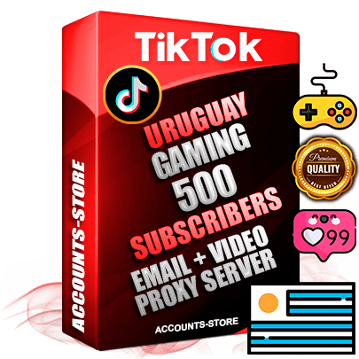 Professional Uruguayan PREMIUM TikTok accounts of manual registration and farming for the GAMING niche with high trust history profile photos and videos — fully themed and optimized for GAMING advertising and promotion — 500 niche-related live active subscribers 2018–2022 registration years Verified Email (included) + Cookie JSON for secure import and login to the account + User Agent + high-quality content filling (profile photo banner and videos). Fully ready for targeted campaigns and ad launches from any country. Perfectly holds ads without bans. Ideal for any earning schemes affiliate promotions and marketing projects. Quality unlimited IPv4 proxy server included.