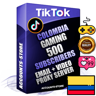 Professional Colombian PREMIUM TikTok accounts of manual registration and farming for the GAMING niche with high trust history profile photos and videos — fully themed and optimized for GAMING advertising and promotion — 500 niche-related live active subscribers 2018–2022 registration years Verified Email (included) + Cookie JSON for secure import and login to the account + User Agent + high-quality content filling (profile photo banner and videos). Fully ready for targeted campaigns and ad launches from any country. Perfectly holds ads without bans. Ideal for any earning schemes affiliate promotions and marketing projects. Quality unlimited IPv4 proxy server included. Professional Colombian PREMIUM TikTok accounts of manual registration and farming for the GAMING niche with high trust history profile photos and videos — fully themed and optimized for GAMING advertising and promotion — 500 niche-related live active subscribers 2018–2022 registration years Verified Email (included) + Cookie JSON for secure import and login to the account + User Agent + high-quality content filling (profile photo banner and videos). Fully ready for targeted campaigns and ad launches from any country. Perfectly holds ads without bans. Ideal for any earning schemes affiliate promotions and marketing projects. Quality unlimited IPv4 proxy server included.
