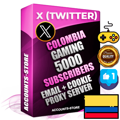 Professional Colombian PREMIUM X (Twitter) accounts of manual registration and farming for the GAMING niche with high trust history photos and tweets — fully themed and optimized for GAMING advertising and promotion — 5000 niche-related live active followers 2009–2014 registration year Verified Email (Included) + Cookie JSON for secure import and login to the account + User Agent + High-quality filling (Photo Header Posts). Fully ready for targeted campaigns and ad launches from any country. Perfectly hold ads without bans. Ideal for any earning schemes affiliate promotions and marketing projects. Quality unlimited IPv4 proxy server included. Professional Colombian PREMIUM X (Twitter) accounts of manual registration and farming for the GAMING niche with high trust history photos and tweets — fully themed and optimized for GAMING advertising and promotion — 5000 niche-related live active followers 2009–2014 registration year Verified Email (Included) + Cookie JSON for secure import and login to the account + User Agent + High-quality filling (Photo Header Posts). Fully ready for targeted campaigns and ad launches from any country. Perfectly hold ads without bans. Ideal for any earning schemes affiliate promotions and marketing projects. Quality unlimited IPv4 proxy server included.