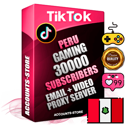 Professional Peruvian PREMIUM TikTok accounts of manual registration and farming for the GAMING niche with high trust history profile photos and videos — fully themed and optimized for GAMING advertising and promotion — 30000 niche-related live active subscribers 2018–2022 registration years Verified Email (included) + Cookie JSON for secure import and login to the account + User Agent + high-quality content filling (profile photo banner and videos). Fully ready for targeted campaigns and ad launches from any country. Perfectly holds ads without bans. Ideal for any earning schemes affiliate promotions and marketing projects. Quality unlimited IPv4 proxy server included. Professional Peruvian PREMIUM TikTok accounts of manual registration and farming for the GAMING niche with high trust history profile photos and videos — fully themed and optimized for GAMING advertising and promotion — 30000 niche-related live active subscribers 2018–2022 registration years Verified Email (included) + Cookie JSON for secure import and login to the account + User Agent + high-quality content filling (profile photo banner and videos). Fully ready for targeted campaigns and ad launches from any country. Perfectly holds ads without bans. Ideal for any earning schemes affiliate promotions and marketing projects. Quality unlimited IPv4 proxy server included.