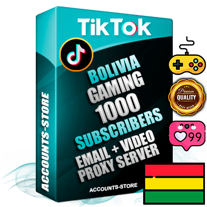Professional Bolivian PREMIUM TikTok accounts of manual registration and farming for the GAMING niche with high trust history profile photos and videos — fully themed and optimized for GAMING advertising and promotion — 1000 niche-related live active subscribers 2018–2022 registration years Verified Email (included) + Cookie JSON for secure import and login to the account + User Agent + high-quality content filling (profile photo banner and videos). Fully ready for targeted campaigns and ad launches from any country. Perfectly holds ads without bans. Ideal for any earning schemes affiliate promotions and marketing projects. Quality unlimited IPv4 proxy server included. Professional Bolivian PREMIUM TikTok accounts of manual registration and farming for the GAMING niche with high trust history profile photos and videos — fully themed and optimized for GAMING advertising and promotion — 1000 niche-related live active subscribers 2018–2022 registration years Verified Email (included) + Cookie JSON for secure import and login to the account + User Agent + high-quality content filling (profile photo banner and videos). Fully ready for targeted campaigns and ad launches from any country. Perfectly holds ads without bans. Ideal for any earning schemes affiliate promotions and marketing projects. Quality unlimited IPv4 proxy server included.