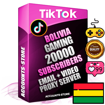 Professional Bolivian PREMIUM TikTok accounts of manual registration and farming for the GAMING niche with high trust history profile photos and videos — fully themed and optimized for GAMING advertising and promotion — 20000 niche-related live active subscribers 2018–2022 registration years Verified Email (included) + Cookie JSON for secure import and login to the account + User Agent + high-quality content filling (profile photo banner and videos). Fully ready for targeted campaigns and ad launches from any country. Perfectly holds ads without bans. Ideal for any earning schemes affiliate promotions and marketing projects. Quality unlimited IPv4 proxy server included.