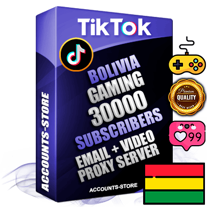 Professional Bolivian PREMIUM TikTok accounts of manual registration and farming for the GAMING niche with high trust history profile photos and videos — fully themed and optimized for GAMING advertising and promotion — 30000 niche-related live active subscribers 2018–2022 registration years Verified Email (included) + Cookie JSON for secure import and login to the account + User Agent + high-quality content filling (profile photo banner and videos). Fully ready for targeted campaigns and ad launches from any country. Perfectly holds ads without bans. Ideal for any earning schemes affiliate promotions and marketing projects. Quality unlimited IPv4 proxy server included.