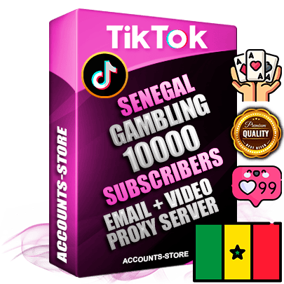 Professional Senegalese PREMIUM TikTok accounts of manual registration and farming for the GAMBLING niche with high trust history profile photos and videos — fully themed and optimized for GAMBLING advertising and promotion — 10000 niche-related live active subscribers 2018–2022 registration years Verified Email (included) + Cookie JSON for secure import and login to the account + User Agent + high-quality content filling (profile photo banner and videos). Fully ready for targeted campaigns and ad launches from any country. Perfectly holds ads without bans. Ideal for any earning schemes affiliate promotions and marketing projects. Quality unlimited IPv4 proxy server included.