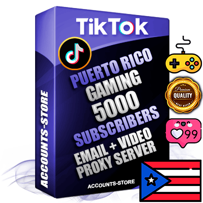 Professional Puerto Rican PREMIUM TikTok accounts of manual registration and farming for the GAMING niche with high trust history profile photos and videos — fully themed and optimized for GAMING advertising and promotion — 5000 niche-related live active subscribers 2018–2022 registration years Verified Email (included) + Cookie JSON for secure import and login to the account + User Agent + high-quality content filling (profile photo banner and videos). Fully ready for targeted campaigns and ad launches from any country. Perfectly holds ads without bans. Ideal for any earning schemes affiliate promotions and marketing projects. Quality unlimited IPv4 proxy server included. Professional Puerto Rican PREMIUM TikTok accounts of manual registration and farming for the GAMING niche with high trust history profile photos and videos — fully themed and optimized for GAMING advertising and promotion — 5000 niche-related live active subscribers 2018–2022 registration years Verified Email (included) + Cookie JSON for secure import and login to the account + User Agent + high-quality content filling (profile photo banner and videos). Fully ready for targeted campaigns and ad launches from any country. Perfectly holds ads without bans. Ideal for any earning schemes affiliate promotions and marketing projects. Quality unlimited IPv4 proxy server included.