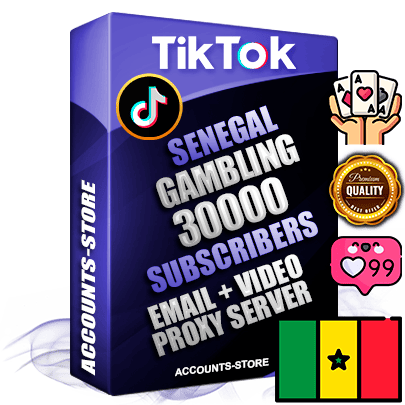 Professional Senegalese PREMIUM TikTok accounts of manual registration and farming for the GAMBLING niche with high trust history profile photos and videos — fully themed and optimized for GAMBLING advertising and promotion — 30000 niche-related live active subscribers 2018–2022 registration years Verified Email (included) + Cookie JSON for secure import and login to the account + User Agent + high-quality content filling (profile photo banner and videos). Fully ready for targeted campaigns and ad launches from any country. Perfectly holds ads without bans. Ideal for any earning schemes affiliate promotions and marketing projects. Quality unlimited IPv4 proxy server included. Professional Senegalese PREMIUM TikTok accounts of manual registration and farming for the GAMBLING niche with high trust history profile photos and videos — fully themed and optimized for GAMBLING advertising and promotion — 30000 niche-related live active subscribers 2018–2022 registration years Verified Email (included) + Cookie JSON for secure import and login to the account + User Agent + high-quality content filling (profile photo banner and videos). Fully ready for targeted campaigns and ad launches from any country. Perfectly holds ads without bans. Ideal for any earning schemes affiliate promotions and marketing projects. Quality unlimited IPv4 proxy server included.
