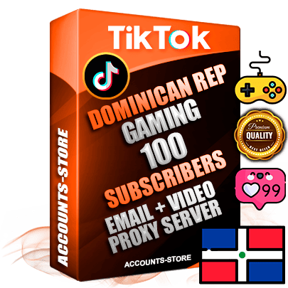 Professional Dominican PREMIUM TikTok accounts of manual registration and farming for the GAMING niche with high trust history profile photos and videos — fully themed and optimized for GAMING advertising and promotion — 100 niche-related live active subscribers 2018–2022 registration years Verified Email (included) + Cookie JSON for secure import and login to the account + User Agent + high-quality content filling (profile photo banner and videos). Fully ready for targeted campaigns and ad launches from any country. Perfectly holds ads without bans. Ideal for any earning schemes affiliate promotions and marketing projects. Quality unlimited IPv4 proxy server included.
