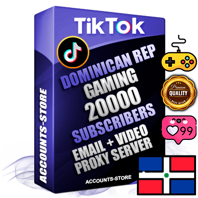 Professional Dominican PREMIUM TikTok accounts of manual registration and farming for the GAMING niche with high trust history profile photos and videos — fully themed and optimized for GAMING advertising and promotion — 20000 niche-related live active subscribers 2018–2022 registration years Verified Email (included) + Cookie JSON for secure import and login to the account + User Agent + high-quality content filling (profile photo banner and videos). Fully ready for targeted campaigns and ad launches from any country. Perfectly holds ads without bans. Ideal for any earning schemes affiliate promotions and marketing projects. Quality unlimited IPv4 proxy server included.