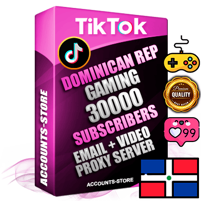 Professional Dominican PREMIUM TikTok accounts of manual registration and farming for the GAMING niche with high trust history profile photos and videos — fully themed and optimized for GAMING advertising and promotion — 30000 niche-related live active subscribers 2018–2022 registration years Verified Email (included) + Cookie JSON for secure import and login to the account + User Agent + high-quality content filling (profile photo banner and videos). Fully ready for targeted campaigns and ad launches from any country. Perfectly holds ads without bans. Ideal for any earning schemes affiliate promotions and marketing projects. Quality unlimited IPv4 proxy server included. Professional Dominican PREMIUM TikTok accounts of manual registration and farming for the GAMING niche with high trust history profile photos and videos — fully themed and optimized for GAMING advertising and promotion — 30000 niche-related live active subscribers 2018–2022 registration years Verified Email (included) + Cookie JSON for secure import and login to the account + User Agent + high-quality content filling (profile photo banner and videos). Fully ready for targeted campaigns and ad launches from any country. Perfectly holds ads without bans. Ideal for any earning schemes affiliate promotions and marketing projects. Quality unlimited IPv4 proxy server included.