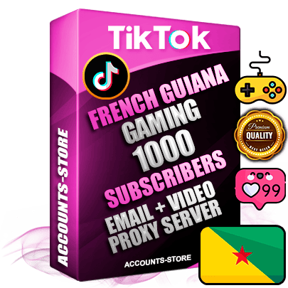 Professional Guiana PREMIUM TikTok accounts of manual registration and farming for the GAMING niche with high trust history profile photos and videos — fully themed and optimized for GAMING advertising and promotion — 1000 niche-related live active subscribers 2018–2022 registration years Verified Email (included) + Cookie JSON for secure import and login to the account + User Agent + high-quality content filling (profile photo banner and videos). Fully ready for targeted campaigns and ad launches from any country. Perfectly holds ads without bans. Ideal for any earning schemes affiliate promotions and marketing projects. Quality unlimited IPv4 proxy server included. Professional Guiana PREMIUM TikTok accounts of manual registration and farming for the GAMING niche with high trust history profile photos and videos — fully themed and optimized for GAMING advertising and promotion — 1000 niche-related live active subscribers 2018–2022 registration years Verified Email (included) + Cookie JSON for secure import and login to the account + User Agent + high-quality content filling (profile photo banner and videos). Fully ready for targeted campaigns and ad launches from any country. Perfectly holds ads without bans. Ideal for any earning schemes affiliate promotions and marketing projects. Quality unlimited IPv4 proxy server included.