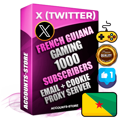 Professional Guiana PREMIUM X (Twitter) accounts of manual registration and farming for the GAMING niche with high trust history photos and tweets — fully themed and optimized for GAMING advertising and promotion — 1000 niche-related live active followers 2009–2014 registration year Verified Email (Included) + Cookie JSON for secure import and login to the account + User Agent + High-quality filling (Photo Header Posts). Fully ready for targeted campaigns and ad launches from any country. Perfectly hold ads without bans. Ideal for any earning schemes affiliate promotions and marketing projects. Quality unlimited IPv4 proxy server included.