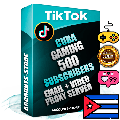 Professional Cuban PREMIUM TikTok accounts of manual registration and farming for the GAMING niche with high trust history profile photos and videos — fully themed and optimized for GAMING advertising and promotion — 500 niche-related live active subscribers 2018–2022 registration years Verified Email (included) + Cookie JSON for secure import and login to the account + User Agent + high-quality content filling (profile photo banner and videos). Fully ready for targeted campaigns and ad launches from any country. Perfectly holds ads without bans. Ideal for any earning schemes affiliate promotions and marketing projects. Quality unlimited IPv4 proxy server included.