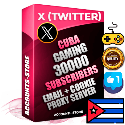 Professional Cuban PREMIUM X (Twitter) accounts of manual registration and farming for the GAMING niche with high trust history photos and tweets — fully themed and optimized for GAMING advertising and promotion — 30000 niche-related live active followers 2009–2014 registration year Verified Email (Included) + Cookie JSON for secure import and login to the account + User Agent + High-quality filling (Photo Header Posts). Fully ready for targeted campaigns and ad launches from any country. Perfectly hold ads without bans. Ideal for any earning schemes affiliate promotions and marketing projects. Quality unlimited IPv4 proxy server included. Professional Cuban PREMIUM X (Twitter) accounts of manual registration and farming for the GAMING niche with high trust history photos and tweets — fully themed and optimized for GAMING advertising and promotion — 30000 niche-related live active followers 2009–2014 registration year Verified Email (Included) + Cookie JSON for secure import and login to the account + User Agent + High-quality filling (Photo Header Posts). Fully ready for targeted campaigns and ad launches from any country. Perfectly hold ads without bans. Ideal for any earning schemes affiliate promotions and marketing projects. Quality unlimited IPv4 proxy server included.