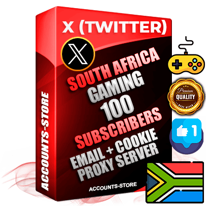 Professional South African PREMIUM X (Twitter) accounts of manual registration and farming for the GAMING niche with high trust history photos and tweets — fully themed and optimized for GAMING advertising and promotion — 100 niche-related live active followers 2009–2014 registration year Verified Email (Included) + Cookie JSON for secure import and login to the account + User Agent + High-quality filling (Photo Header Posts). Fully ready for targeted campaigns and ad launches from any country. Perfectly hold ads without bans. Ideal for any earning schemes affiliate promotions and marketing projects. Quality unlimited IPv4 proxy server included.