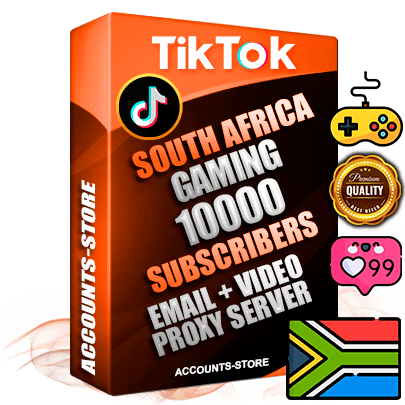 Professional South African PREMIUM TikTok accounts of manual registration and farming for the GAMING niche with high trust history profile photos and videos — fully themed and optimized for GAMING advertising and promotion — 10000 niche-related live active subscribers 2018–2022 registration years Verified Email (included) + Cookie JSON for secure import and login to the account + User Agent + high-quality content filling (profile photo banner and videos). Fully ready for targeted campaigns and ad launches from any country. Perfectly holds ads without bans. Ideal for any earning schemes affiliate promotions and marketing projects. Quality unlimited IPv4 proxy server included. Professional South African PREMIUM TikTok accounts of manual registration and farming for the GAMING niche with high trust history profile photos and videos — fully themed and optimized for GAMING advertising and promotion — 10000 niche-related live active subscribers 2018–2022 registration years Verified Email (included) + Cookie JSON for secure import and login to the account + User Agent + high-quality content filling (profile photo banner and videos). Fully ready for targeted campaigns and ad launches from any country. Perfectly holds ads without bans. Ideal for any earning schemes affiliate promotions and marketing projects. Quality unlimited IPv4 proxy server included.