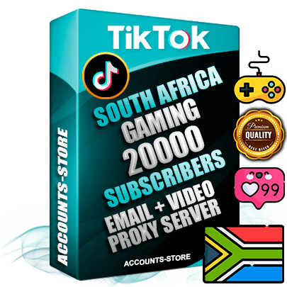 Professional South African PREMIUM TikTok accounts of manual registration and farming for the GAMING niche with high trust history profile photos and videos — fully themed and optimized for GAMING advertising and promotion — 20000 niche-related live active subscribers 2018–2022 registration years Verified Email (included) + Cookie JSON for secure import and login to the account + User Agent + high-quality content filling (profile photo banner and videos). Fully ready for targeted campaigns and ad launches from any country. Perfectly holds ads without bans. Ideal for any earning schemes affiliate promotions and marketing projects. Quality unlimited IPv4 proxy server included. Professional South African PREMIUM TikTok accounts of manual registration and farming for the GAMING niche with high trust history profile photos and videos — fully themed and optimized for GAMING advertising and promotion — 20000 niche-related live active subscribers 2018–2022 registration years Verified Email (included) + Cookie JSON for secure import and login to the account + User Agent + high-quality content filling (profile photo banner and videos). Fully ready for targeted campaigns and ad launches from any country. Perfectly holds ads without bans. Ideal for any earning schemes affiliate promotions and marketing projects. Quality unlimited IPv4 proxy server included.
