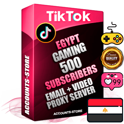 Professional Egyptian PREMIUM TikTok accounts of manual registration and farming for the GAMING niche with high trust history profile photos and videos — fully themed and optimized for GAMING advertising and promotion — 500 niche-related live active subscribers 2018–2022 registration years Verified Email (included) + Cookie JSON for secure import and login to the account + User Agent + high-quality content filling (profile photo banner and videos). Fully ready for targeted campaigns and ad launches from any country. Perfectly holds ads without bans. Ideal for any earning schemes affiliate promotions and marketing projects. Quality unlimited IPv4 proxy server included. Professional Egyptian PREMIUM TikTok accounts of manual registration and farming for the GAMING niche with high trust history profile photos and videos — fully themed and optimized for GAMING advertising and promotion — 500 niche-related live active subscribers 2018–2022 registration years Verified Email (included) + Cookie JSON for secure import and login to the account + User Agent + high-quality content filling (profile photo banner and videos). Fully ready for targeted campaigns and ad launches from any country. Perfectly holds ads without bans. Ideal for any earning schemes affiliate promotions and marketing projects. Quality unlimited IPv4 proxy server included.