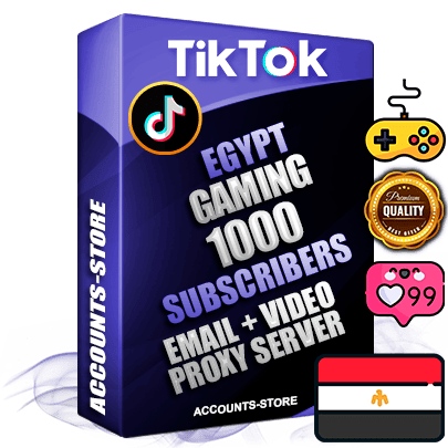 Professional Egyptian PREMIUM TikTok accounts of manual registration and farming for the GAMING niche with high trust history profile photos and videos — fully themed and optimized for GAMING advertising and promotion — 1000 niche-related live active subscribers 2018–2022 registration years Verified Email (included) + Cookie JSON for secure import and login to the account + User Agent + high-quality content filling (profile photo banner and videos). Fully ready for targeted campaigns and ad launches from any country. Perfectly holds ads without bans. Ideal for any earning schemes affiliate promotions and marketing projects. Quality unlimited IPv4 proxy server included. Professional Egyptian PREMIUM TikTok accounts of manual registration and farming for the GAMING niche with high trust history profile photos and videos — fully themed and optimized for GAMING advertising and promotion — 1000 niche-related live active subscribers 2018–2022 registration years Verified Email (included) + Cookie JSON for secure import and login to the account + User Agent + high-quality content filling (profile photo banner and videos). Fully ready for targeted campaigns and ad launches from any country. Perfectly holds ads without bans. Ideal for any earning schemes affiliate promotions and marketing projects. Quality unlimited IPv4 proxy server included.