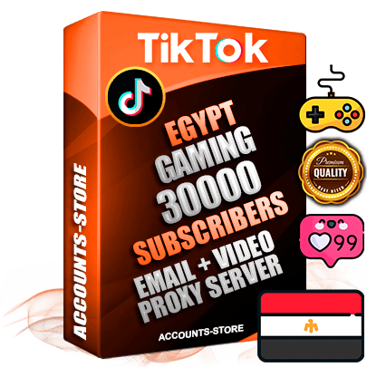 Professional Egyptian PREMIUM TikTok accounts of manual registration and farming for the GAMING niche with high trust history profile photos and videos — fully themed and optimized for GAMING advertising and promotion — 30000 niche-related live active subscribers 2018–2022 registration years Verified Email (included) + Cookie JSON for secure import and login to the account + User Agent + high-quality content filling (profile photo banner and videos). Fully ready for targeted campaigns and ad launches from any country. Perfectly holds ads without bans. Ideal for any earning schemes affiliate promotions and marketing projects. Quality unlimited IPv4 proxy server included. Professional Egyptian PREMIUM TikTok accounts of manual registration and farming for the GAMING niche with high trust history profile photos and videos — fully themed and optimized for GAMING advertising and promotion — 30000 niche-related live active subscribers 2018–2022 registration years Verified Email (included) + Cookie JSON for secure import and login to the account + User Agent + high-quality content filling (profile photo banner and videos). Fully ready for targeted campaigns and ad launches from any country. Perfectly holds ads without bans. Ideal for any earning schemes affiliate promotions and marketing projects. Quality unlimited IPv4 proxy server included.