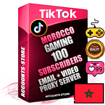 Professional Moroccan PREMIUM TikTok accounts of manual registration and farming for the GAMING niche with high trust history profile photos and videos — fully themed and optimized for GAMING advertising and promotion — 100 niche-related live active subscribers 2018–2022 registration years Verified Email (included) + Cookie JSON for secure import and login to the account + User Agent + high-quality content filling (profile photo banner and videos). Fully ready for targeted campaigns and ad launches from any country. Perfectly holds ads without bans. Ideal for any earning schemes affiliate promotions and marketing projects. Quality unlimited IPv4 proxy server included.