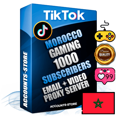 Professional Moroccan PREMIUM TikTok accounts of manual registration and farming for the GAMING niche with high trust history profile photos and videos — fully themed and optimized for GAMING advertising and promotion — 1000 niche-related live active subscribers 2018–2022 registration years Verified Email (included) + Cookie JSON for secure import and login to the account + User Agent + high-quality content filling (profile photo banner and videos). Fully ready for targeted campaigns and ad launches from any country. Perfectly holds ads without bans. Ideal for any earning schemes affiliate promotions and marketing projects. Quality unlimited IPv4 proxy server included. Professional Moroccan PREMIUM TikTok accounts of manual registration and farming for the GAMING niche with high trust history profile photos and videos — fully themed and optimized for GAMING advertising and promotion — 1000 niche-related live active subscribers 2018–2022 registration years Verified Email (included) + Cookie JSON for secure import and login to the account + User Agent + high-quality content filling (profile photo banner and videos). Fully ready for targeted campaigns and ad launches from any country. Perfectly holds ads without bans. Ideal for any earning schemes affiliate promotions and marketing projects. Quality unlimited IPv4 proxy server included.