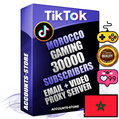 Professional Moroccan PREMIUM TikTok accounts of manual registration and farming for the GAMING niche with high trust history profile photos and videos — fully themed and optimized for GAMING advertising and promotion — 30000 niche-related live active subscribers 2018–2022 registration years Verified Email (included) + Cookie JSON for secure import and login to the account + User Agent + high-quality content filling (profile photo banner and videos). Fully ready for targeted campaigns and ad launches from any country. Perfectly holds ads without bans. Ideal for any earning schemes affiliate promotions and marketing projects. Quality unlimited IPv4 proxy server included. Professional Moroccan PREMIUM TikTok accounts of manual registration and farming for the GAMING niche with high trust history profile photos and videos — fully themed and optimized for GAMING advertising and promotion — 30000 niche-related live active subscribers 2018–2022 registration years Verified Email (included) + Cookie JSON for secure import and login to the account + User Agent + high-quality content filling (profile photo banner and videos). Fully ready for targeted campaigns and ad launches from any country. Perfectly holds ads without bans. Ideal for any earning schemes affiliate promotions and marketing projects. Quality unlimited IPv4 proxy server included.