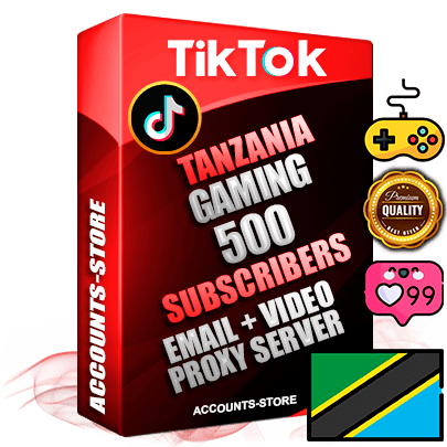 Professional Tanzanian PREMIUM TikTok accounts of manual registration and farming for the GAMING niche with high trust history profile photos and videos — fully themed and optimized for GAMING advertising and promotion — 500 niche-related live active subscribers 2018–2022 registration years Verified Email (included) + Cookie JSON for secure import and login to the account + User Agent + high-quality content filling (profile photo banner and videos). Fully ready for targeted campaigns and ad launches from any country. Perfectly holds ads without bans. Ideal for any earning schemes affiliate promotions and marketing projects. Quality unlimited IPv4 proxy server included.