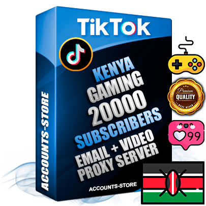 Professional Kenyan PREMIUM TikTok accounts of manual registration and farming for the GAMING niche with high trust history profile photos and videos — fully themed and optimized for GAMING advertising and promotion — 20000 niche-related live active subscribers 2018–2022 registration years Verified Email (included) + Cookie JSON for secure import and login to the account + User Agent + high-quality content filling (profile photo banner and videos). Fully ready for targeted campaigns and ad launches from any country. Perfectly holds ads without bans. Ideal for any earning schemes affiliate promotions and marketing projects. Quality unlimited IPv4 proxy server included.