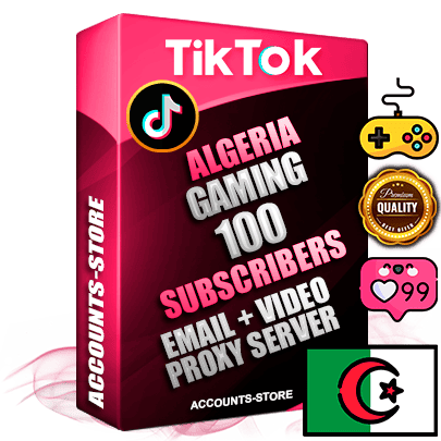 Professional Algerian PREMIUM TikTok accounts of manual registration and farming for the GAMING niche with high trust history profile photos and videos — fully themed and optimized for GAMING advertising and promotion — 100 niche-related live active subscribers 2018–2022 registration years Verified Email (included) + Cookie JSON for secure import and login to the account + User Agent + high-quality content filling (profile photo banner and videos). Fully ready for targeted campaigns and ad launches from any country. Perfectly holds ads without bans. Ideal for any earning schemes affiliate promotions and marketing projects. Quality unlimited IPv4 proxy server included. Professional Algerian PREMIUM TikTok accounts of manual registration and farming for the GAMING niche with high trust history profile photos and videos — fully themed and optimized for GAMING advertising and promotion — 100 niche-related live active subscribers 2018–2022 registration years Verified Email (included) + Cookie JSON for secure import and login to the account + User Agent + high-quality content filling (profile photo banner and videos). Fully ready for targeted campaigns and ad launches from any country. Perfectly holds ads without bans. Ideal for any earning schemes affiliate promotions and marketing projects. Quality unlimited IPv4 proxy server included.