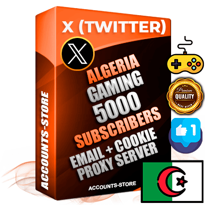 Professional Algerian PREMIUM X (Twitter) accounts of manual registration and farming for the GAMING niche with high trust history photos and tweets — fully themed and optimized for GAMING advertising and promotion — 5000 niche-related live active followers 2009–2014 registration year Verified Email (Included) + Cookie JSON for secure import and login to the account + User Agent + High-quality filling (Photo Header Posts). Fully ready for targeted campaigns and ad launches from any country. Perfectly hold ads without bans. Ideal for any earning schemes affiliate promotions and marketing projects. Quality unlimited IPv4 proxy server included.