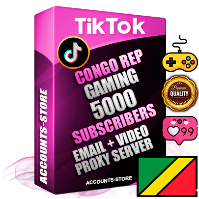 Professional Congo Rep PREMIUM TikTok accounts of manual registration and farming for the GAMING niche with high trust history profile photos and videos — fully themed and optimized for GAMING advertising and promotion — 5000 niche-related live active subscribers 2018–2022 registration years Verified Email (included) + Cookie JSON for secure import and login to the account + User Agent + high-quality content filling (profile photo banner and videos). Fully ready for targeted campaigns and ad launches from any country. Perfectly holds ads without bans. Ideal for any earning schemes affiliate promotions and marketing projects. Quality unlimited IPv4 proxy server included. Professional Congo Rep PREMIUM TikTok accounts of manual registration and farming for the GAMING niche with high trust history profile photos and videos — fully themed and optimized for GAMING advertising and promotion — 5000 niche-related live active subscribers 2018–2022 registration years Verified Email (included) + Cookie JSON for secure import and login to the account + User Agent + high-quality content filling (profile photo banner and videos). Fully ready for targeted campaigns and ad launches from any country. Perfectly holds ads without bans. Ideal for any earning schemes affiliate promotions and marketing projects. Quality unlimited IPv4 proxy server included.