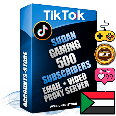 Professional Sudanese PREMIUM TikTok accounts of manual registration and farming for the GAMING niche with high trust history profile photos and videos — fully themed and optimized for GAMING advertising and promotion — 500 niche-related live active subscribers 2018–2022 registration years Verified Email (included) + Cookie JSON for secure import and login to the account + User Agent + high-quality content filling (profile photo banner and videos). Fully ready for targeted campaigns and ad launches from any country. Perfectly holds ads without bans. Ideal for any earning schemes affiliate promotions and marketing projects. Quality unlimited IPv4 proxy server included. Professional Sudanese PREMIUM TikTok accounts of manual registration and farming for the GAMING niche with high trust history profile photos and videos — fully themed and optimized for GAMING advertising and promotion — 500 niche-related live active subscribers 2018–2022 registration years Verified Email (included) + Cookie JSON for secure import and login to the account + User Agent + high-quality content filling (profile photo banner and videos). Fully ready for targeted campaigns and ad launches from any country. Perfectly holds ads without bans. Ideal for any earning schemes affiliate promotions and marketing projects. Quality unlimited IPv4 proxy server included.
