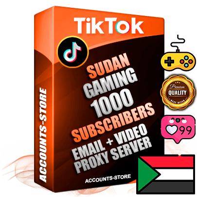 Professional Sudanese PREMIUM TikTok accounts of manual registration and farming for the GAMING niche with high trust history profile photos and videos — fully themed and optimized for GAMING advertising and promotion — 1000 niche-related live active subscribers 2018–2022 registration years Verified Email (included) + Cookie JSON for secure import and login to the account + User Agent + high-quality content filling (profile photo banner and videos). Fully ready for targeted campaigns and ad launches from any country. Perfectly holds ads without bans. Ideal for any earning schemes affiliate promotions and marketing projects. Quality unlimited IPv4 proxy server included. Professional Sudanese PREMIUM TikTok accounts of manual registration and farming for the GAMING niche with high trust history profile photos and videos — fully themed and optimized for GAMING advertising and promotion — 1000 niche-related live active subscribers 2018–2022 registration years Verified Email (included) + Cookie JSON for secure import and login to the account + User Agent + high-quality content filling (profile photo banner and videos). Fully ready for targeted campaigns and ad launches from any country. Perfectly holds ads without bans. Ideal for any earning schemes affiliate promotions and marketing projects. Quality unlimited IPv4 proxy server included.